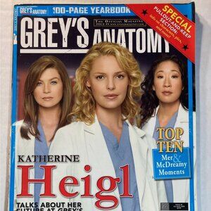 Grey’s Anatomy Official Magazine Issue 9- July/Aug 2008- Pompeo, Heigl, Oh